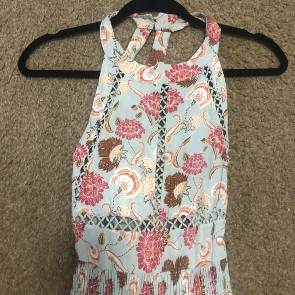 Jaase brand maxi dress, likely in a bohemian floral print such as the 'Alohi' pr - Picture 6 of 11